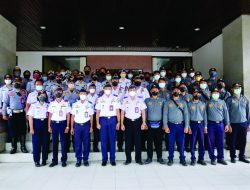 Dishub Badung Gelar Apel PAM Pengamanan Melasti dan Tawur Agung Kesanga