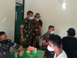 Dukung Percepatan Herd Immunity, Kodim 1611/Badung Gelar Vaksinasi di Koramil 1611-07/Denpasar Barat