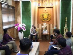 KPU Temui Kapolresta Denpasar Bahas Soal Pengamanan Pemilu 2024