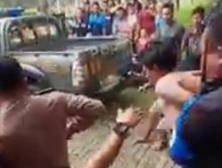 Pencuri Motor di Minimarket Kuta Babak Belur Dihajar Massa