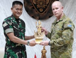 Jaga Hubungan Bilateral, Pangdam IX/Udayana Terima Kunjungan Atase Darat Australia