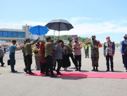 Pangdam Antar Wapres RI di Bandara, Pam VVIP Berjalan dengan Aman dan Lancar