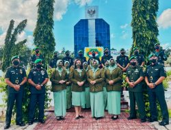 Jelang HUT Yonif 743/PSY ke 57, Prajurit dan Persit Ziarah ke TMP Dharmaloka