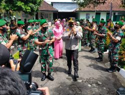 Tetap Bersama Dengan Sebutan Satu Tarikan Napas, Kapolda NTB Kunker ke Makodim Loteng