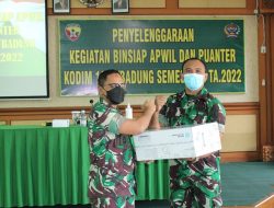 Binsiap Apwil dan Puanter Sarana Meningkatkan Kesiapan Prajurit Kodim 1611/Badung