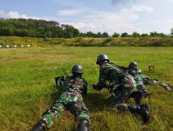 Asah Naluri Tempur, Kodim 1615/Lotim Gelar Latihan Menembak