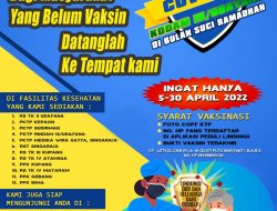 Ada Yang Belum Vaksin? Segera Datang ke Serbuan Vaksinasi Kodam IX/Udayana, Catat Jadwalnya!