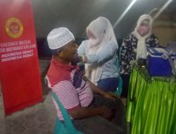 BIN Perwakilan Sumut Gelar Vaksinasi Massal di Masjid Agung Padangsidimpuan Usai Tarawih