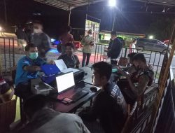 Polres Sarolangun Mulai Gencar Lakukan Vaksin Malam Hari Selama Ramadhan