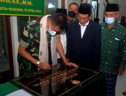 Pangdam Resmikan Masjid Minhajul Athfal, Bangunannya Style Bali modern