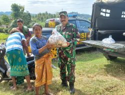 Jaga Kondusifitas Warga, Personel Kodim 1606/Mataram Tetap Berada di Lapangan