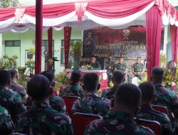 Usai Dampingi Kunker Wapres RI, Pangdam IX/Udayana Sambangi Kodim 1619/Tabanan