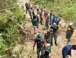 Gema Gotong Royong Sambut Hari Pertama Satgas TMMD Kodim 1610/Klungkung