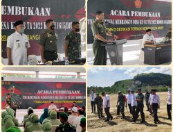 Dihadiri Danrem 162/WB, TMMD ke 113 Kodim 1615/Lotim Resmi Dibuka Oleh Bupati Lotim