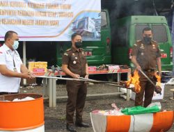 Kejari Jakarta Barat Ribuan Gram Barang Bukti Narkotika Hasil Kejahatan