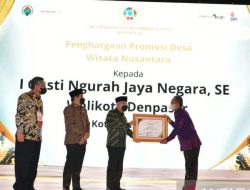 Kota Denpasar Raih Penghargaan Promosi Desa Wisata Nusantara