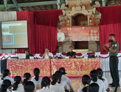 Narasumber Wasbang, Kasdim Klungkung Ajak Generasi Muda Menjadi Good Agent