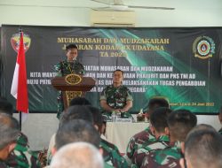 Wujudkan Pribadi yang Berkualitas, Bintaljarahdam IX/Udayana Gelar Muhasabah dan Mudzakarah