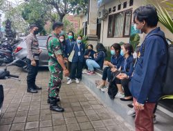 KKN di Desa Banjarangkan, Kodim Klungkung Bekali Bela Negara dan Cinta Tanah Air