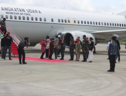 Berjalan Aman dan Lancar, Pangdam dan Danrem 162/WB Pantau Langsung Pam VVIP Kunker Wapres RI di NTB