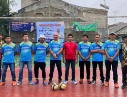 Sehatkan Warga Tangsel, Media Suryapagi Gelar Turnamen Bola Voli