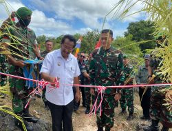Tingkatkan Kesejahteraan, Pangdam Pertama Kalinya Resmikan Pompa Hidram Pertanian di Rote Ndao