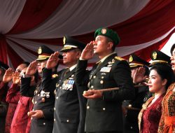Wujud Sinergitas TNI-Polri, Kasdam IX/Udayana Hadiri Upacara Peringatan dan Syukuran Hari Bhayangkara ke 76