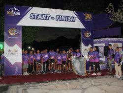 Volcano Run Bali Geopark Cross Country, Dandim Bangli Lepas Peserta Lari 10K