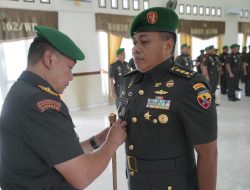 Danrem 162/WB Pimpin Penyerahan Jabatan Kasrem dan Sertijab Kasilog