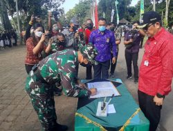 Ditandai Pemukulan Gong, TMMD ke 114 Kodim 1619/Tabanan Secara Resmi Dibuka