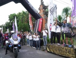 Dorong Bangkitkan Pariwisata Bali, Pendam IX/Udayana Ikuti Fun Bike HUT TVRI