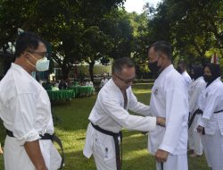 Sinergi Dengan KKI Bali, Ajendam IX/Udayana Asah Kemampuan Bela Diri Anggotanya