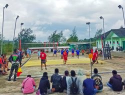 Sambut HUT RI ke 77 di Perbatasan, Satgas Yonif 743/PSY Gelar Perlombaan Pelajar Antar Desa