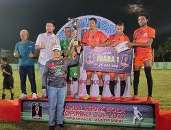 Tim Walikota FC Raih Juara 1, Walikota Jakbar: Jadikan Olah Raga sebagai Ajang Silaturrahmi