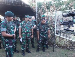 Cek Kesiapan Satgas Pamtas RI-RDTL, Pangdam : Pegang Teguh Santi Aji TNI Kunci Keberhasilan Tugas