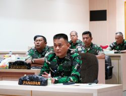 Pertahankan Zero Reported Case Jelang G20, Pangdam Ikuti Rakor PMK Dengan Menkomarves