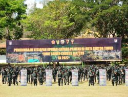 Kasum TNI Laksanakan Riksiapops Satgas Yonif RK 744/SYB, Tekankan Prioritas Giat Binter