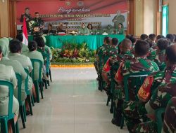 Kunjungan Kerja di Kodim 1611/Badung, Ini Arahan Danrem 163/Wira Satya