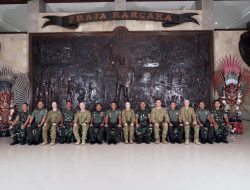 Kodam IX/Udayana Terima Kedatangan Rombongan Army to Army Staff Talk TA. 2022