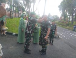 Suasana Haru Warnai Tradisi Penyambutan dan Pengantaran Dandim 1610/Klungkung