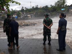 Hujan Deras Guyur Klungkung, Dandim Terjun Langsung Pantau Situasi