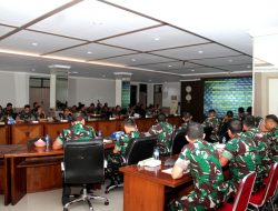 Taklimat Akhir Current Audit Itjenad, Pangdam Berharap Bisa Meminimalkan Kesalahan