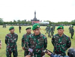 Kasad Leads TNI AD Preparedness Call, Pangdam IX/Udayana Reports Soldiers Are Ready to Succeed G20