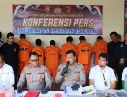 Polres Mesuji Ungkap Jaringan Pengedar Uang Palsu