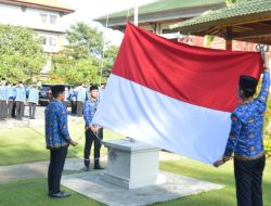 Peringati Hari Pahlawan, Kanwil Kemenkumham Bali Menggelar Upacara Bendera