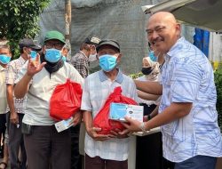Wujud Kepedulian, PT Santis Jaya Nusantara Bagikan Paket Sembako untuk Warga Pondok Karya