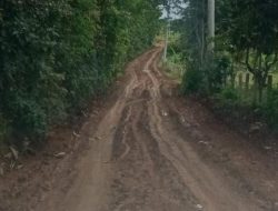 Jalan Poros Desa Cilayang Hancur Akibat Aktivitas Galian, Pemkab Lebak Tutup Mata