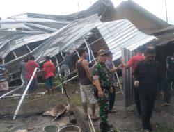 Sejumlah Rumah Warga di Tubaba Rusak Dihempas Angin Puting Beliung