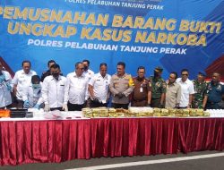 35,9 Kg Sabu dari China Hasil Pengungkapan Kasus Sejak Agustus Dimusnahkan di Polres Pelabuhan Tanjung Perak