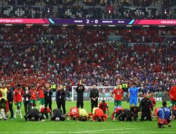Pemain Maroko Tetap Melakukan Sujud Syukur Usai Dilibas Prancis 0-2